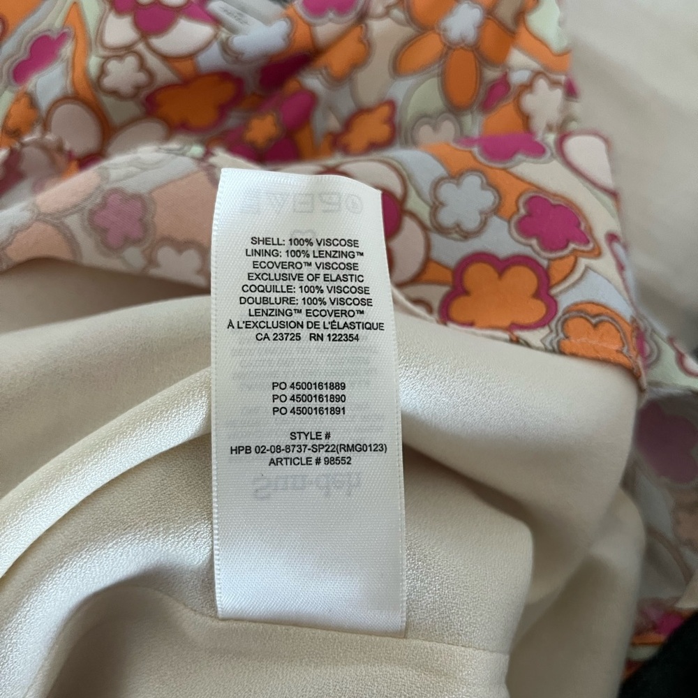 Aritzia JACKSON Sorbet Orange Floral Dress - Picture 5 of 5